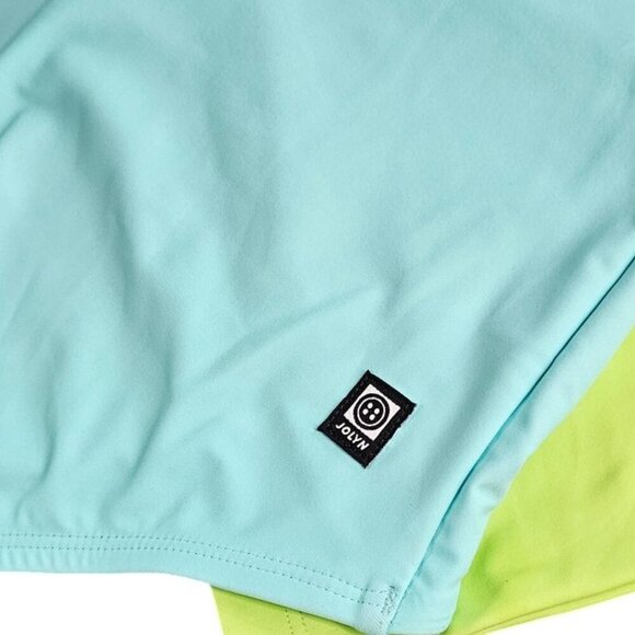 Jolyn Paloma Long Sleeve Zip Up Surf Suit Size Large One Piece Color Block - Picture 5 of 7